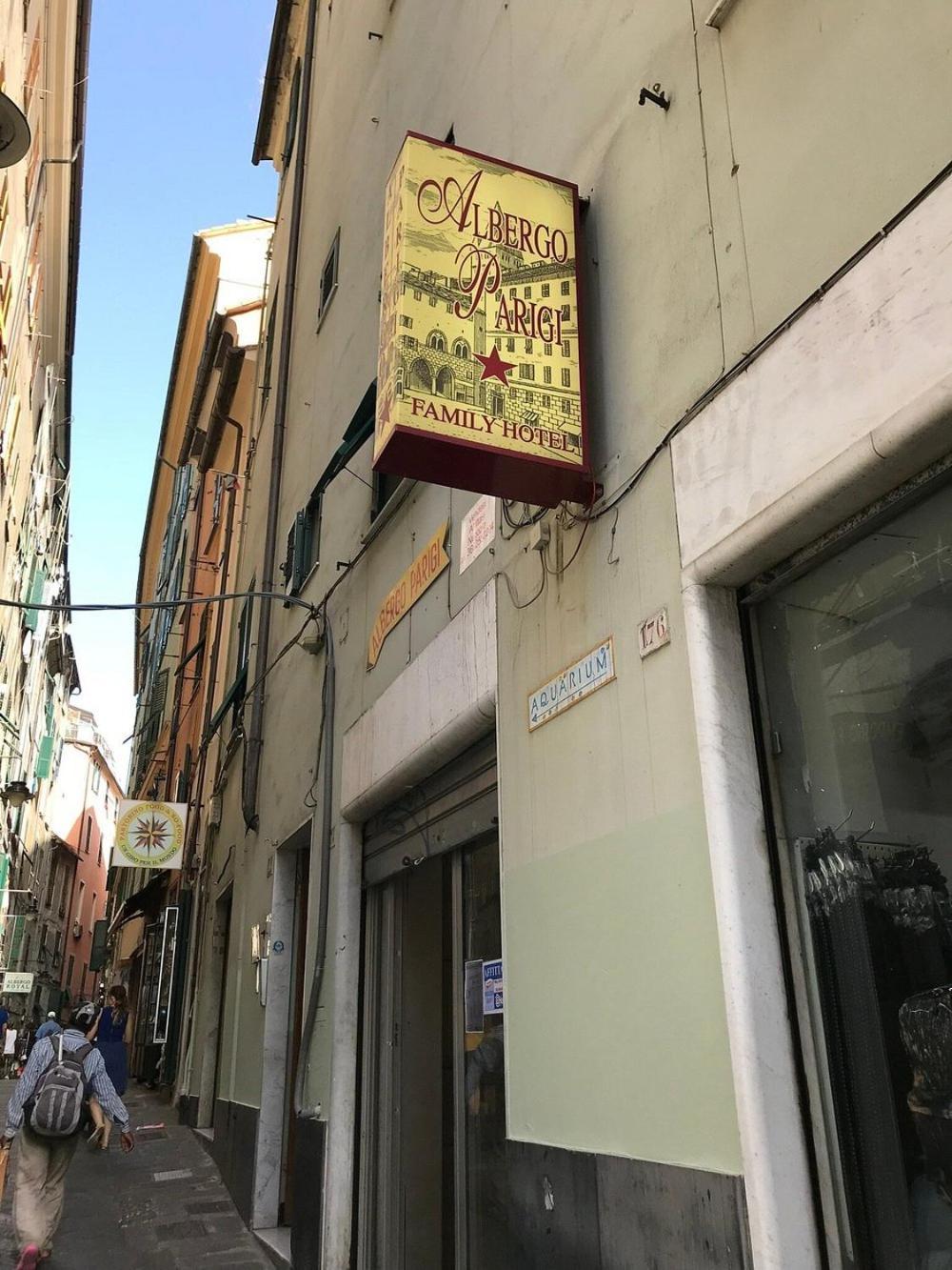 Albergo Parigi Genoa Bagian luar foto